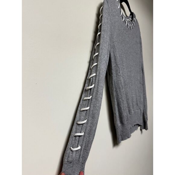 27 MILES MALIBU Cashmere Blend Laced Soft Cozy Sweater, Sz S - Picture 3 of 7